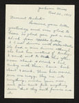 Letter from Mittie Elizabeth Creekmore Welty to Hubert Creekmore (22 November 1951) by Mittie Elizabeth Creekmore Welty and Hubert Creekmore