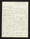 Letter from Mittie Horton Creekmore to Hubert Creekmore (15 January 1952)