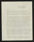 Letter from Hubert Creekmore to Mittie Horton Creekmore (22 January 1952)