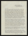 Letter from Hubert Creekmore to Mittie Horton Creekmore (24 February 1952)