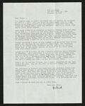 Letter from Hubert Creekmore to Mittie Horton Creekmore (05 November 1952)