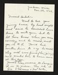 Letter from Mittie Horton Creekmore to Hubert Creekmore (26 November 1952) by Mittie Horton Creekmore and Hubert Creekmore