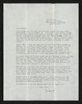 Letter from Hubert Creekmore to Mittie Horton Creekmore (04 March 1953)