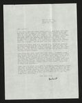Letter from Hubert Creekmore to Mittie Horton Creekmore (23 April 1953)