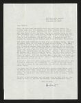 Letter from Hubert Creekmore to Mittie Horton Creekmore (17 February 1958) by Hubert Creekmore and Mittie Horton Creekmore