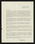 Letter from Hubert Creekmore to Mittie Horton Creekmore (23 September 1958) by Hubert Creekmore and Mittie Horton Creekmore