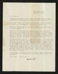 Letter from Hubert Creekmore to Mittie Horton Creekmore (08 December 1958)