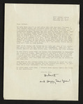 Letter from Hubert Creekmore to Mittie Horton Creekmore (31 December 1958)