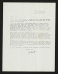 Letter from Hubert Creekmore to Mittie Horton Creekmore (29 January 1959) by Hubert Creekmore and Mittie Horton Creekmore