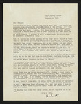 Letter from Hubert Creekmore to Mittie Horton Creekmore (31 August 1959) by Hubert Creekmore and Mittie Horton Creekmore