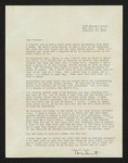 Letter from Hubert Creekmore to Mittie Horton Creekmore (18 February 1960) by Hubert Creekmore and Mittie Horton Creekmore