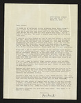 Letter from Hubert Creekmore to Mittie Horton Creekmore (11 March 1960)