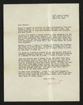Letter from Hubert Creekmore to Mittie Horton Creekmore (19 April 1960)