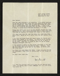 Letter from Hubert Creekmore to Mittie Horton Creekmore (05 September 1960)