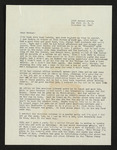 Letter from Hubert Creekmore to Mittie Horton Creekmore (14 November 1960) by Hubert Creekmore and Mittie Horton Creekmore