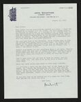 Letter from Hubert Creekmore to Mittie Horton Creekmore (17 January 1961)