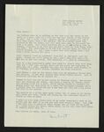 Letter from Hubert Creekmore to Mittie Horton Creekmore (10 March 1961) by Hubert Creekmore and Mittie Horton Creekmore