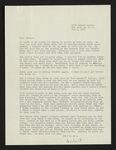 Letter from Hubert Creekmore to Mittie Horton Creekmore (03 May 1961) by Hubert Creekmore and Mittie Horton Creekmore