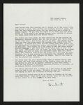 Letter from Hubert Creekmore to Mittie Horton Creekmore (22 September 1961) by Hubert Creekmore and Mittie Horton Creekmore