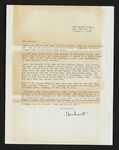 Letter from Hubert Creekmore to Mittie Horton Creekmore (09 October 1961)