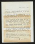 Letter from Hubert Creekmore to Mittie Horton Creekmore (10 November 1961) by Hubert Creekmore and Mittie Horton Creekmore