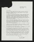 Letter from Hubert Creekmore to Mittie Horton Creekmore (09 May 1964)