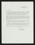 Letter from Hubert Creekmore to Mittie Horton Creekmore (15 May 1964)