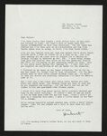 Letter from Hubert Creekmore to Mittie Horton Creekmore (24 October 1964) by Hubert Creekmore and Mittie Horton Creekmore