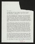 Letter from Hubert Creekmore to Mittie Horton Creekmore (19 February 1965)