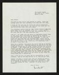 Letter from Hubert Creekmore to Mittie Horton Creekmore (01 March 1965) by Hubert Creekmore and Mittie Horton Creekmore