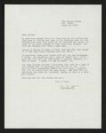 Letter from Hubert Creekmore to Mittie Horton Creekmore; Program for the Second Annual Iona College Writers Conference (26 March 1965) by Hubert Creekmore and Mittie Horton Creekmore