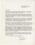 Letter from Hubert Creekmore to Mittie Horton Creekmore (21 July 1965)
