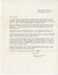 Letter from Hubert Creekmore to Mittie Horton Creekmore (30 December 1965)