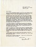 Letter from Hubert Creekmore to Mittie Horton Creekmore (05 April 1966) by Hubert Creekmore and Mittie Horton Creekmore