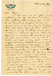 Letter from Hubert Creekmore to Mittie Horton Creekmore and Hiram Hubert Creekmore (undated) by Hubert Creekmore, Mittie Horton Creekmore, and Hiram Hubert Creekmore