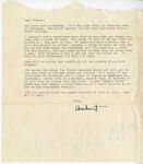 Letter from Hubert Creekmore to Mittie Horton Creekmore (undated)