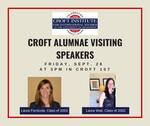 Alumnae Talk: Laura Fornicola (2003) and Laura Wait (2002)