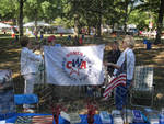 People Setting up "Concerned Women for America" Sign, image 001 by Bill Kingery