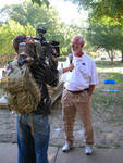 News Interview of Man in Grove, image 003 by Bill Kingery