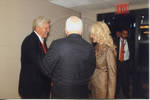 John and Cindy McCain with Robert Khayat backstage at the Ford Center during the 2008 Presidential Debate at the University of Mississippi, image 002 by Author Unknown