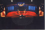 John McCain and Barack Obama on stage at the Ford Center during the 2008 Presidential Debate at the University of Mississippi, image 004 by Author Unknown