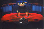 John McCain and Barack Obama on stage at the Ford Center during the 2008 Presidential Debate at the University of Mississippi, image 001 by Author Unknown