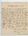 Contract between B. H. Wade and Henry Whitney, 11 January 1888
