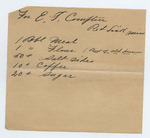 Receipt for E. J. Compton by Henry Marx and Sons