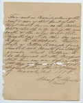 Contract between B. H. Wade and Hank Shanks, 3 March 1888