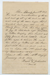Contract between B. H. Wade and Nash Johnson, 11 January 1889