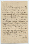 Contract between B. H. Wade and Henry Barnes, 16 July 1889