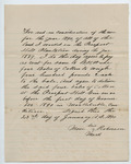 Contract between B. H. Wade and Mose Robinson, 23 January 1890 by Prospect Hill Plantation