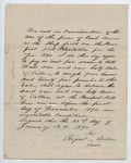 Contract between B. H. Wade and August Belton, 23 January 1890 by Prospect Hill Plantation