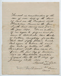 Contract between B. H. Wade and Vincent Barnes, 24 January 1890 by Prospect Hill Plantation